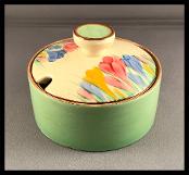Clarice Cliff spring crocus jam pot