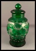 Peking glass vase