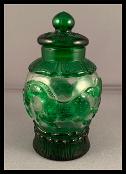 Peking glass vase